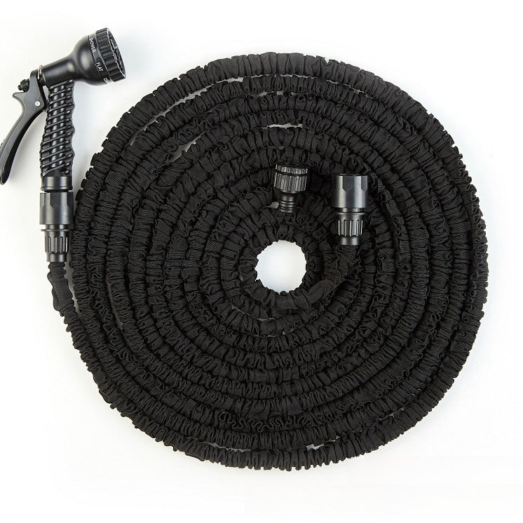 Mesh Expandable Garden Hose with 7-Pattern Spray Gun