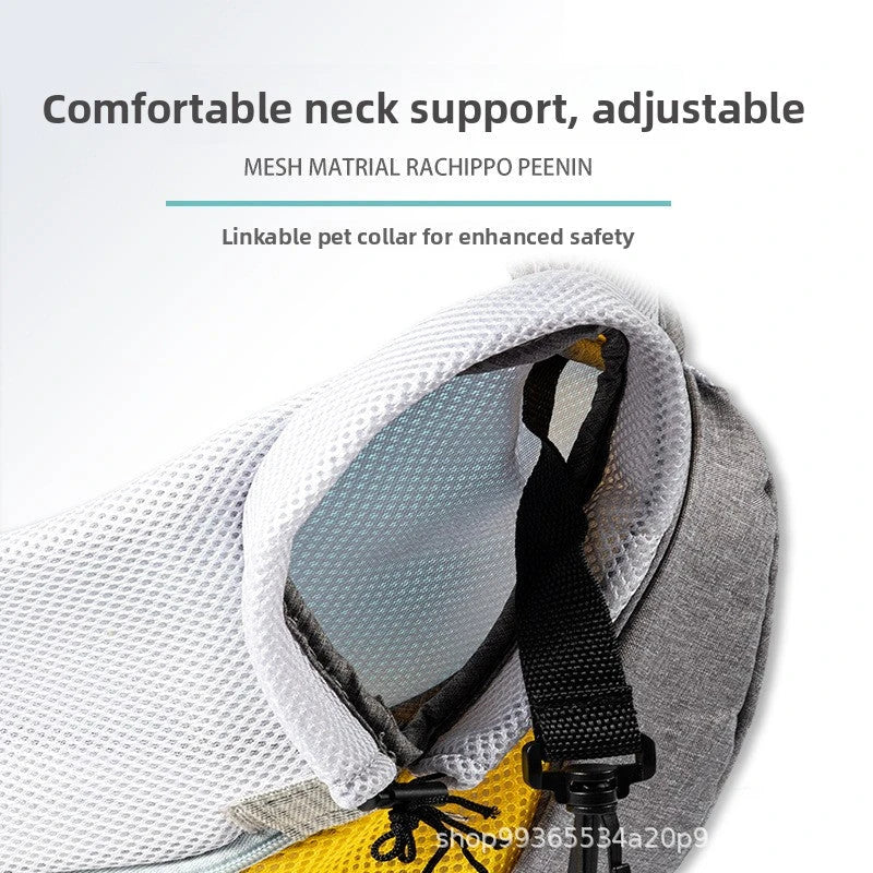 Pet Mesh Carrier Bag with Adjustable Strap