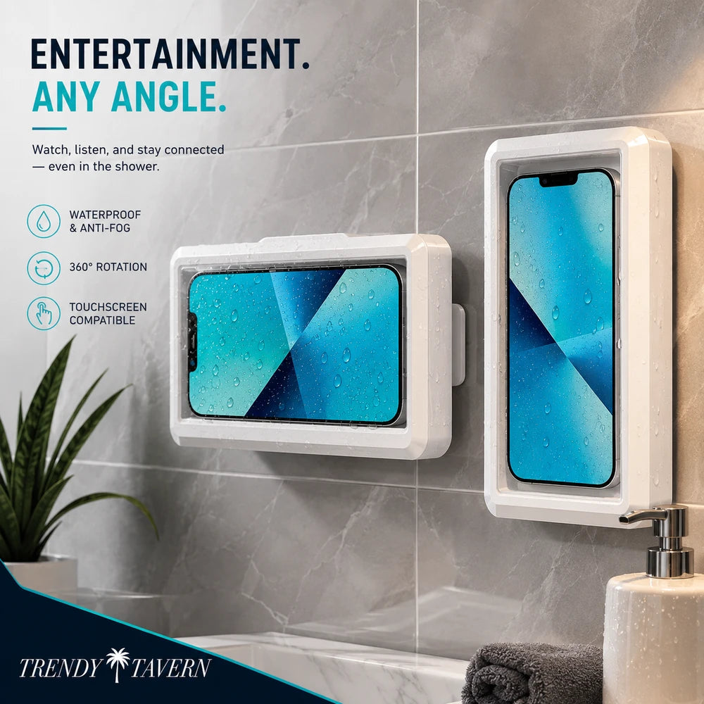 Waterproof 360 Shower Phone Holder