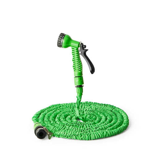 Mesh Expandable Garden Hose with 7-Pattern Spray Gun