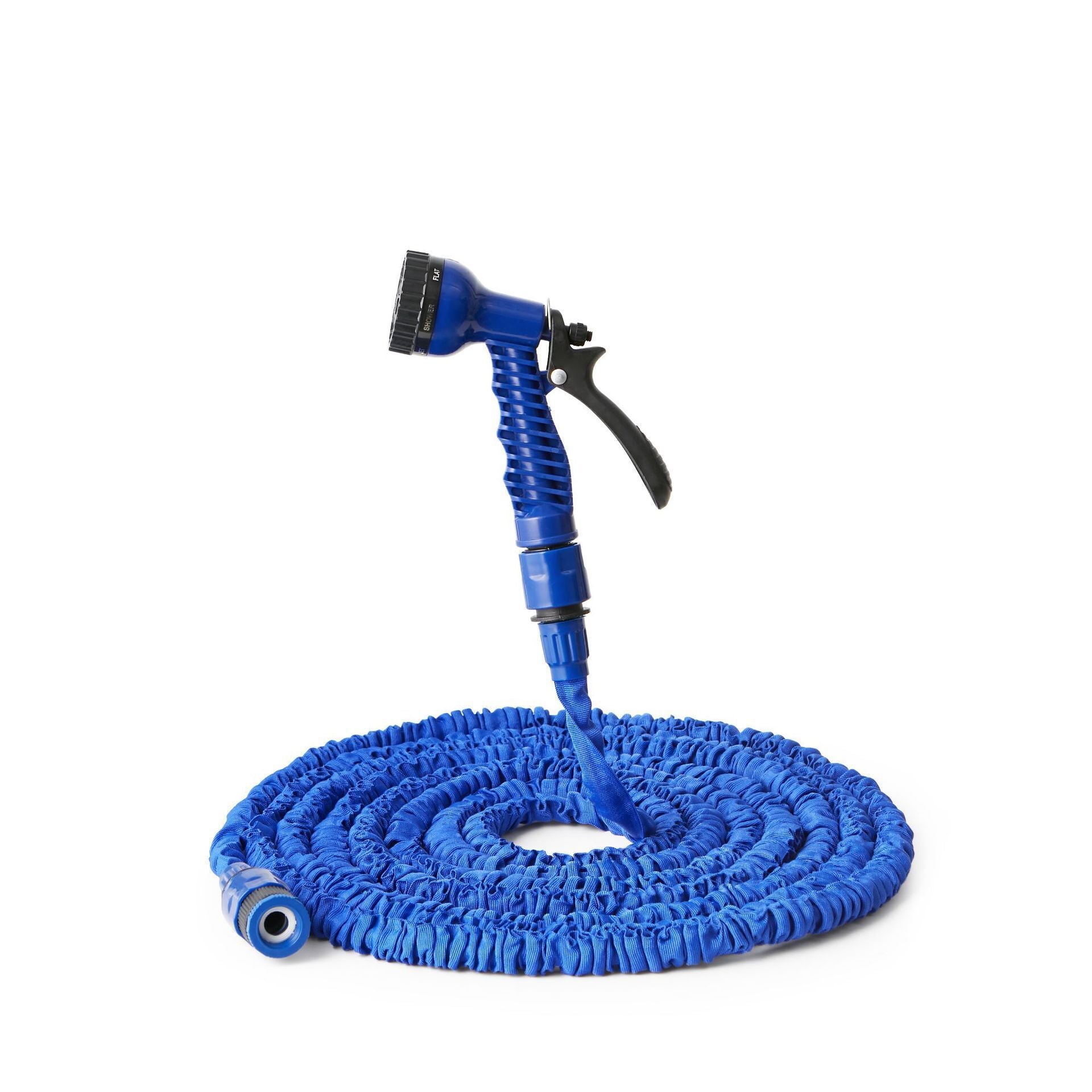 Mesh Expandable Garden Hose with 7-Pattern Spray Gun