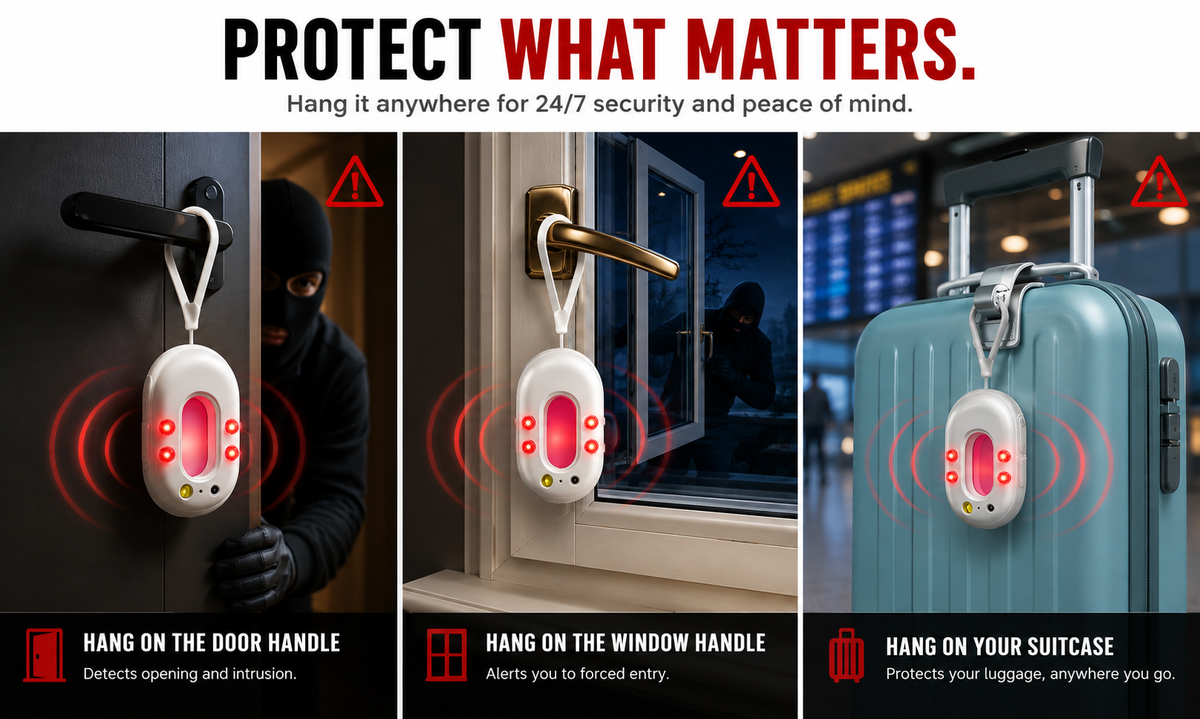 Hidden Camera Detector + Personal Alarm