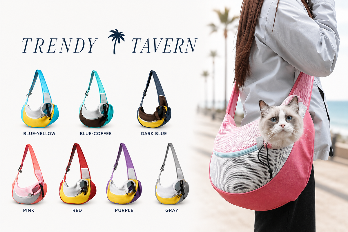 Pet Mesh Carrier Bag with Adjustable Strap