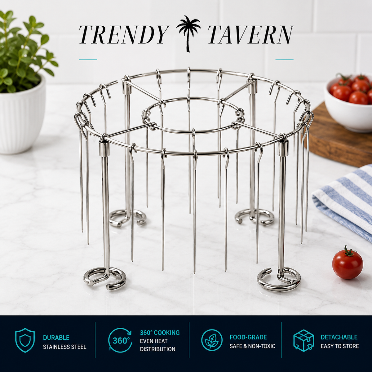 Air Fryer Skewer Tower