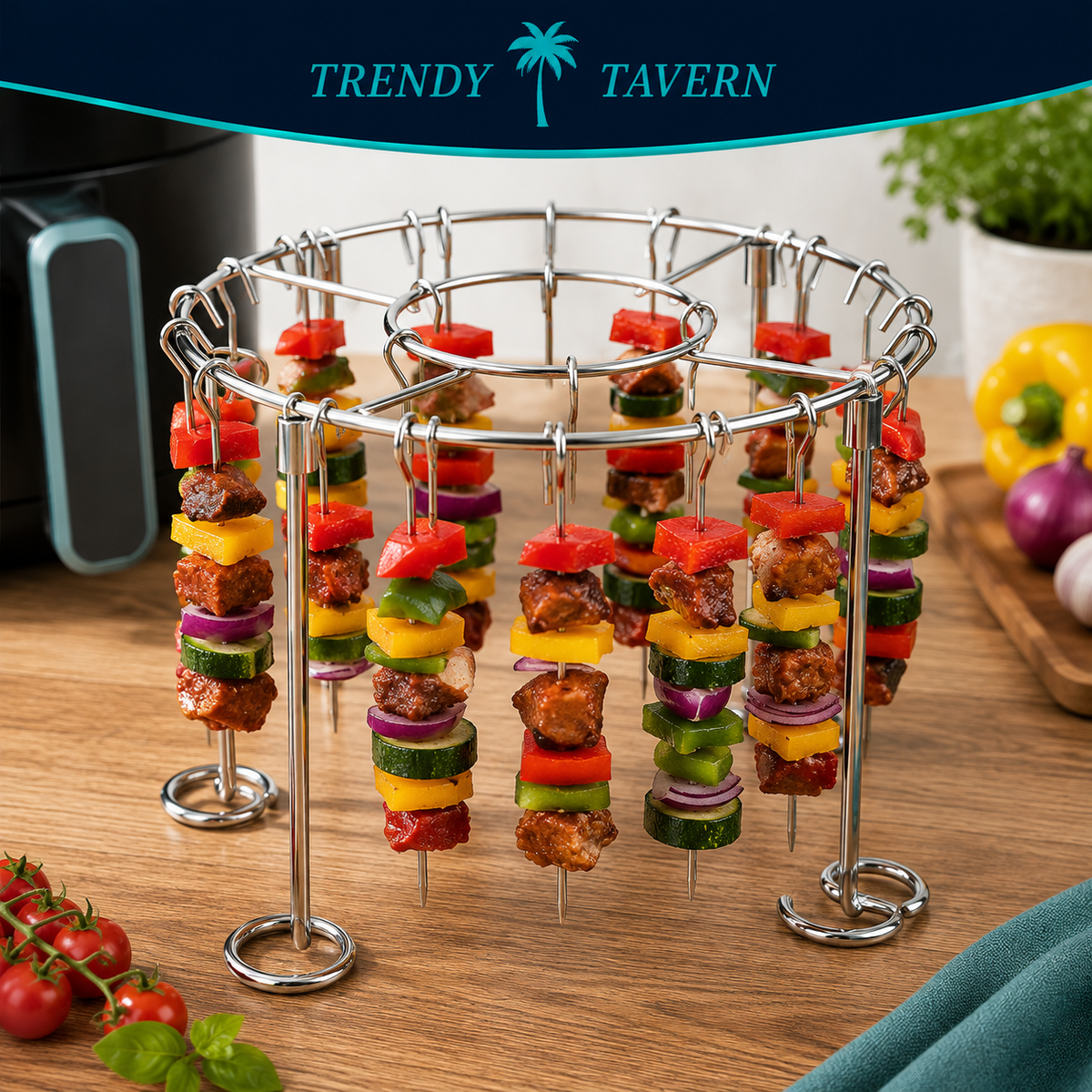 Air Fryer Skewer Tower