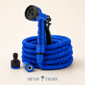 Mesh Expandable Garden Hose with 7-Pattern Spray Gun