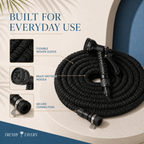 Mesh Expandable Garden Hose with 7-Pattern Spray Gun
